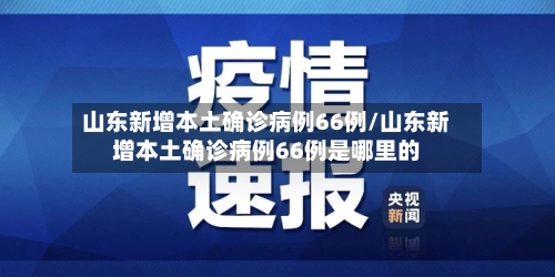 山东新增本土确诊病例66例/山东新增本土确诊病例66例是哪里的-第3张图片