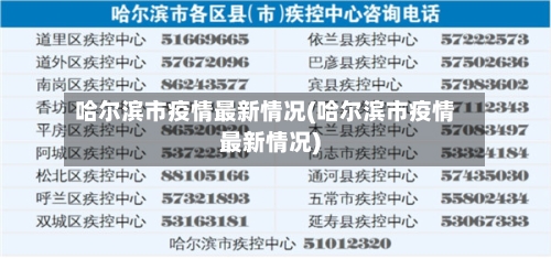 哈尔滨市疫情最新情况(哈尔滨市疫情最新情况)