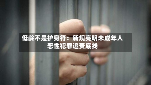 低龄不是护身符:新规亮明未成年人恶性犯罪追责底线-第3张图片
