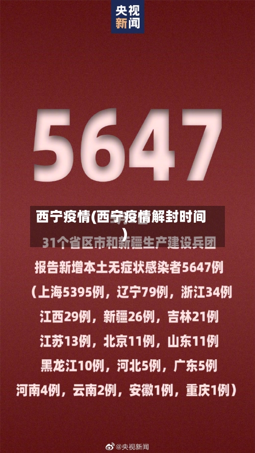 西宁疫情(西宁疫情解封时间)