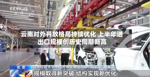 云南对外开放格局持续优化 上半年进出口规模创历史同期新高
