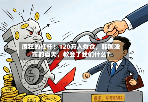 疯狂的杠杆！120万人爆仓，韩国股市的夏天，教会了我们什么？-第3张图片