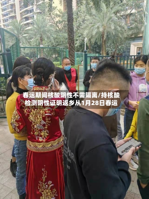 春运期间核酸阴性不需隔离/持核酸检测阴性证明返乡从1月28日春运