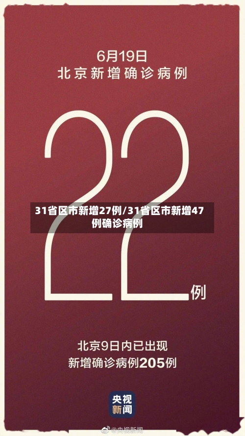 31省区市新增27例/31省区市新增47例确诊病例-第2张图片