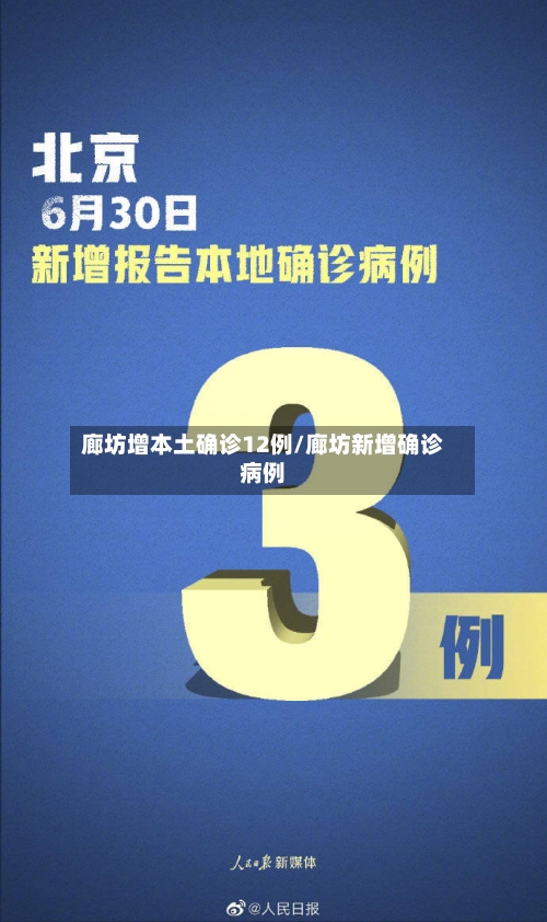 廊坊增本土确诊12例/廊坊新增确诊病例