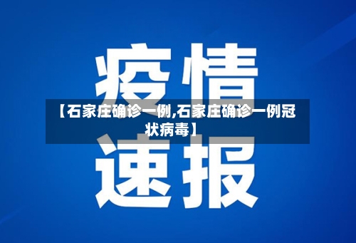 【石家庄确诊一例,石家庄确诊一例冠状病毒】