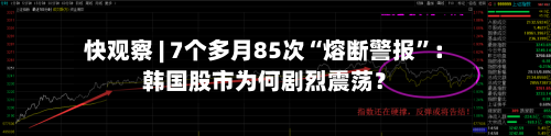 快观察 | 7个多月85次“熔断警报”：韩国股市为何剧烈震荡？-第3张图片