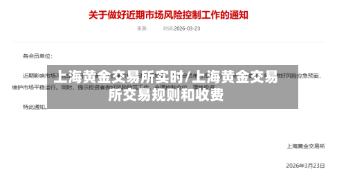 上海黄金交易所实时/上海黄金交易所交易规则和收费
