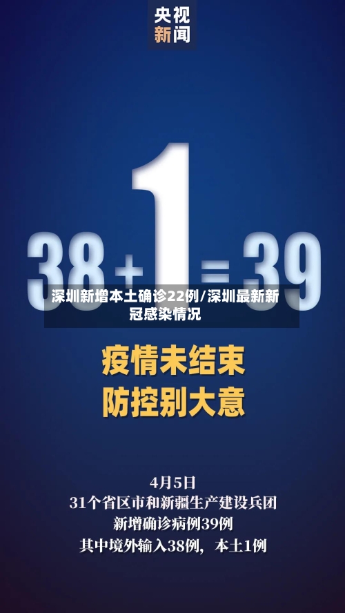 深圳新增本土确诊22例/深圳最新新冠感染情况