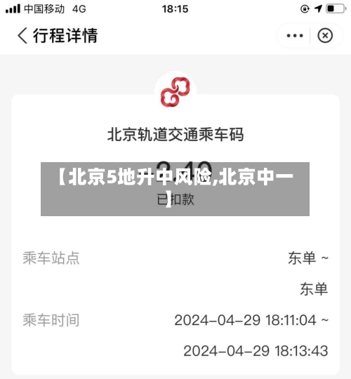 【北京5地升中风险,北京中一】