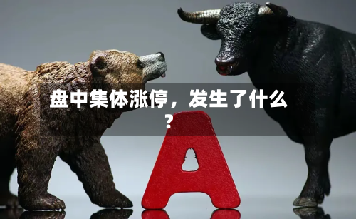 盘中集体涨停，发生了什么？-第2张图片