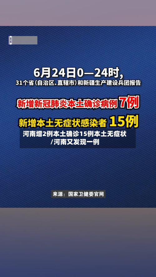 河南增2例本土确诊15例本土无症状/河南又发现一例-第2张图片