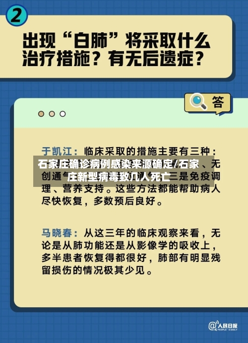 石家庄确诊病例感染来源确定/石家庄新型病毒致几人死亡