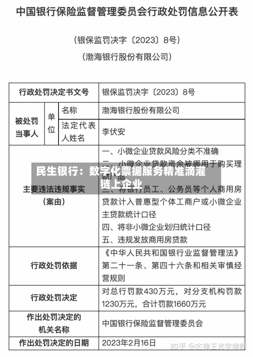 民生银行：数字化票据服务精准滴灌链上企业-第2张图片