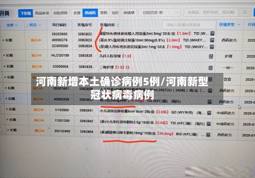 河南新增本土确诊病例5例/河南新型冠状病毒病例-第2张图片