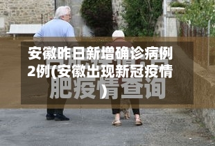 安徽昨日新增确诊病例2例(安徽出现新冠疫情)