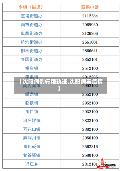 【沈阳病例行程轨迹,沈阳病毒疫情】-第3张图片