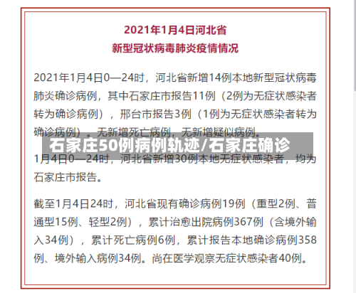 石家庄50例病例轨迹/石家庄确诊-第2张图片