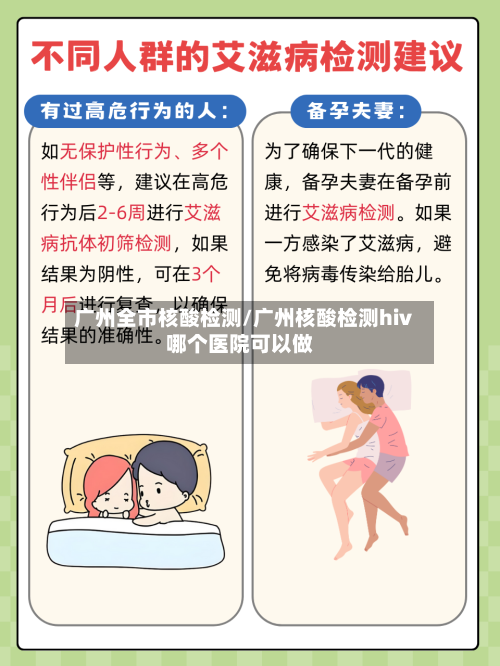 广州全市核酸检测/广州核酸检测hiv哪个医院可以做