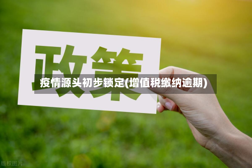 疫情源头初步锁定(增值税缴纳逾期)-第2张图片