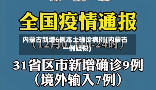内蒙古新增6例本土确诊病例(内蒙古一例疑似)