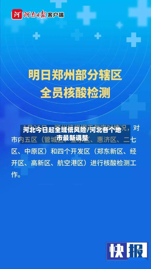 河北今日起全域低风险/河北各个地市最新调整-第3张图片