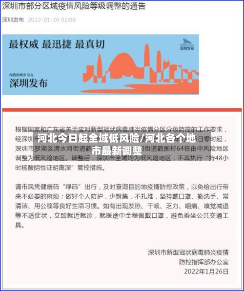 河北今日起全域低风险/河北各个地市最新调整-第2张图片