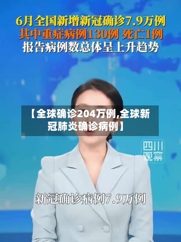 【全球确诊204万例,全球新冠肺炎确诊病例】