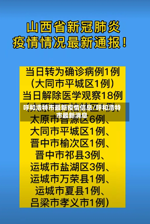 呼和浩特市最新疫情信息/呼和浩特市最新消息