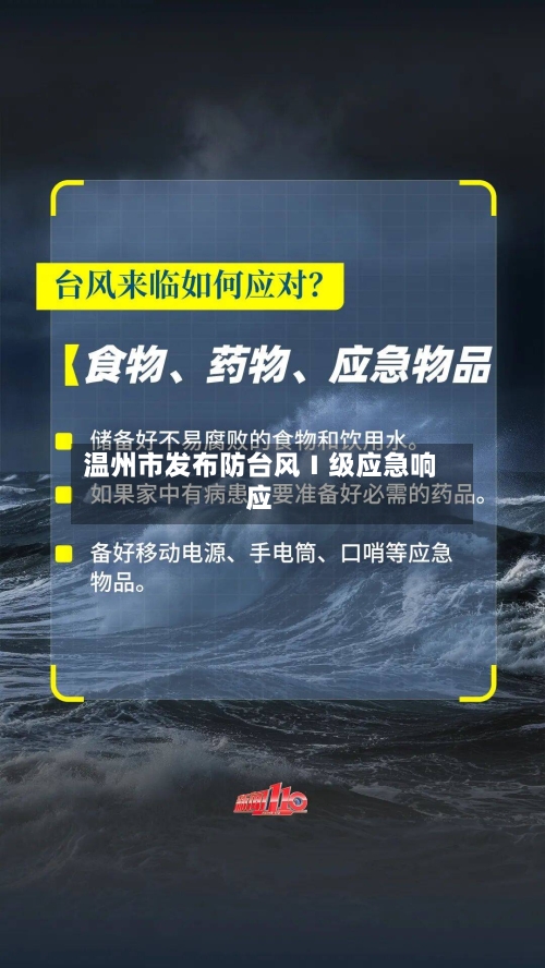 温州市发布防台风Ⅰ级应急响应-第2张图片