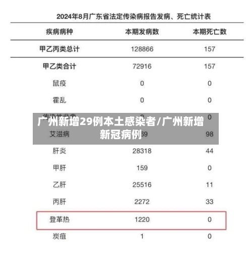 广州新增29例本土感染者/广州新增新冠病例