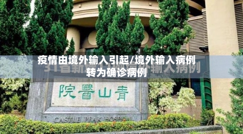 疫情由境外输入引起/境外输入病例转为确诊病例