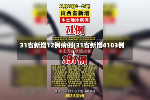 31省新增12例病例(31省新增4103例)-第3张图片