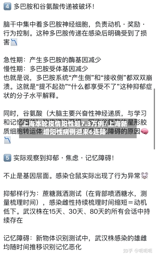 上海本轮疫情阳性超7.3万例/上海新增阳性病例迎来6连降-第2张图片