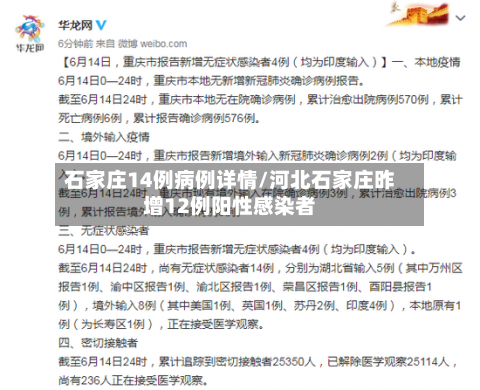 石家庄14例病例详情/河北石家庄昨增12例阳性感染者-第2张图片