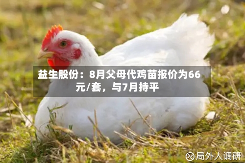 益生股份：8月父母代鸡苗报价为66元/套，与7月持平-第2张图片