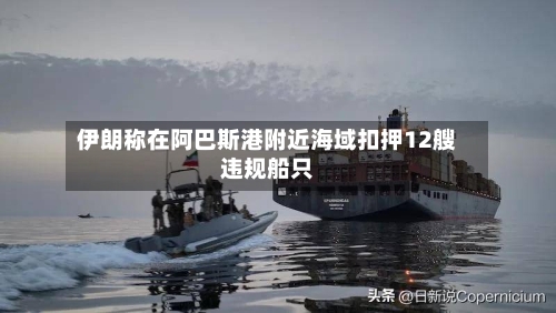 伊朗称在阿巴斯港附近海域扣押12艘违规船只