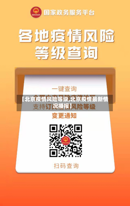【北京疫情风险等级,北京疫情最新情况播报】