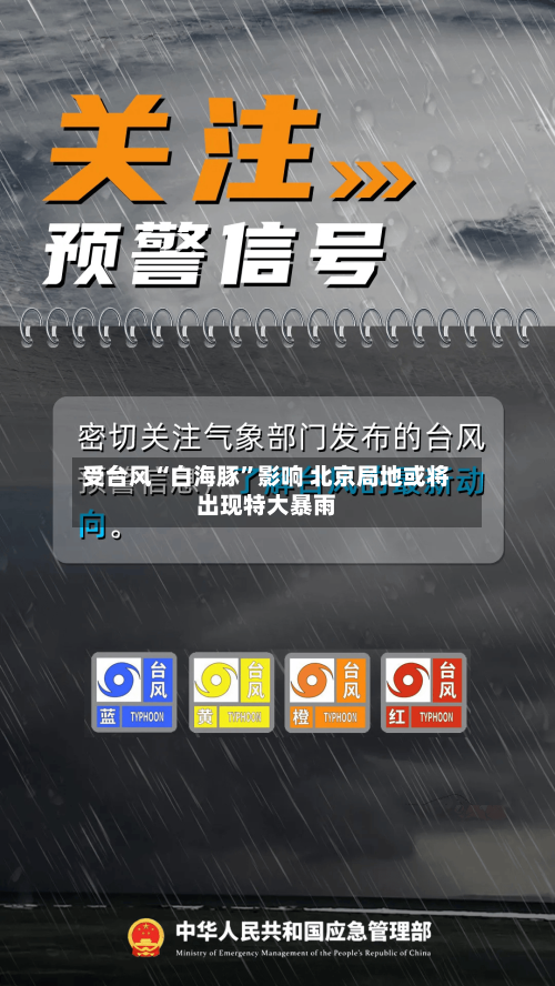 受台风“白海豚”影响 北京局地或将出现特大暴雨-第2张图片