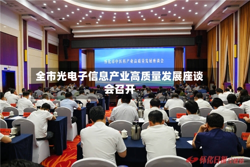 全市光电子信息产业高质量发展座谈会召开