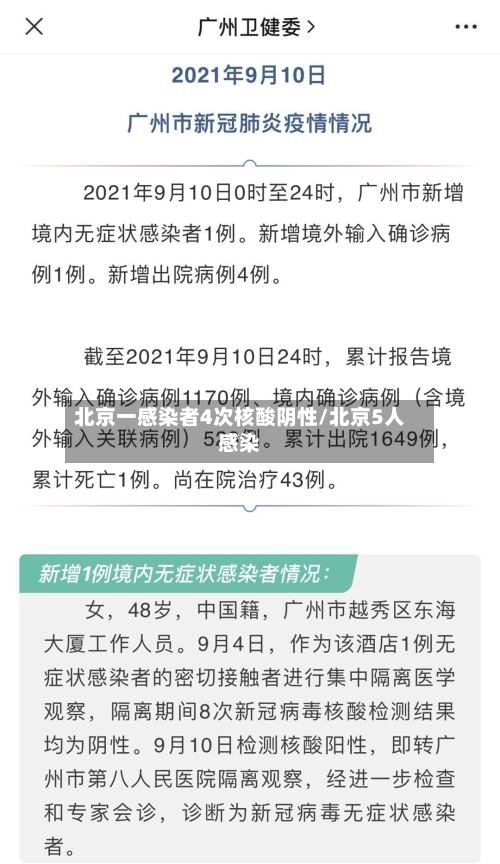北京一感染者4次核酸阴性/北京5人感染-第2张图片