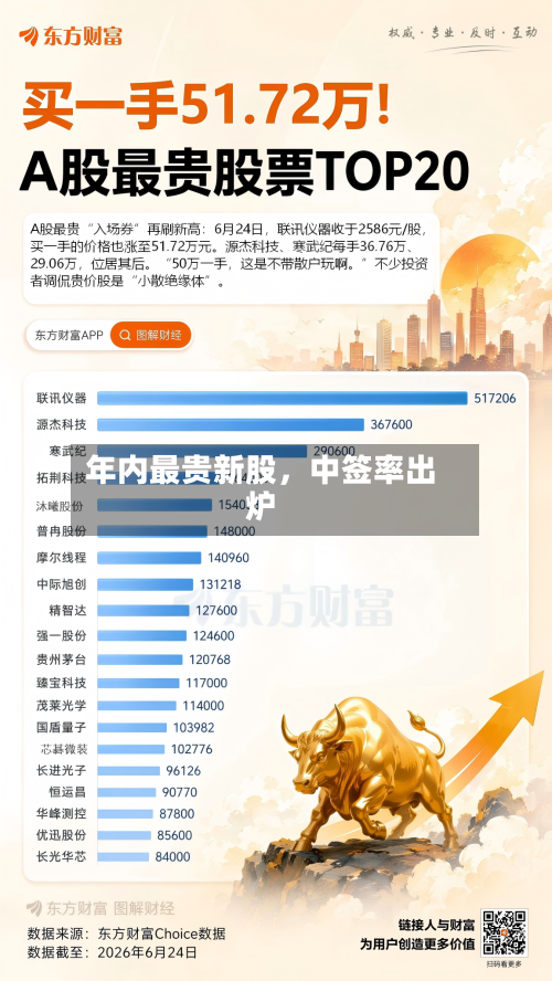 年内最贵新股	，中签率出炉-第3张图片