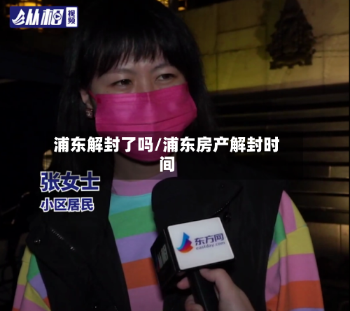 浦东解封了吗/浦东房产解封时间