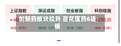 创新药板块拉升 百花医药6连板-第2张图片