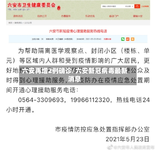 六安再增2例确诊/六安新冠病毒最新消息-第3张图片