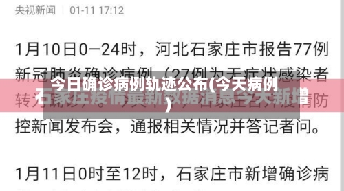 今日确诊病例轨迹公布(今天病例)-第2张图片