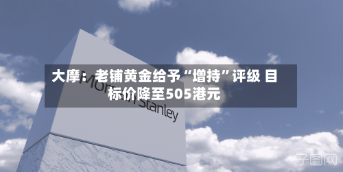 大摩：老铺黄金给予“增持”评级 目标价降至505港元-第2张图片