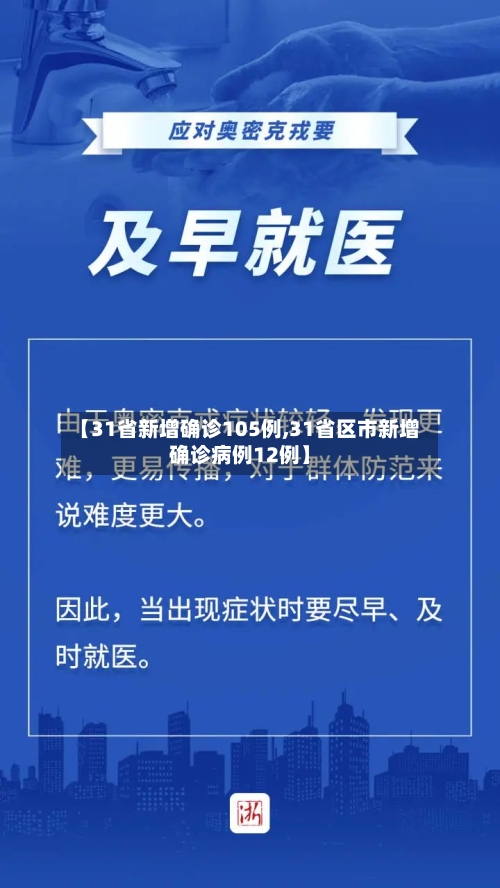 【31省新增确诊105例,31省区市新增确诊病例12例】