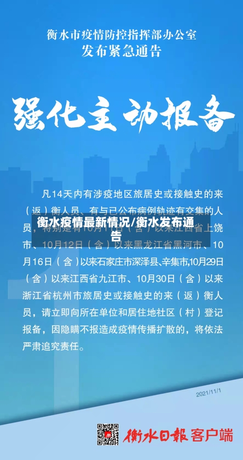 衡水疫情最新情况/衡水发布通告