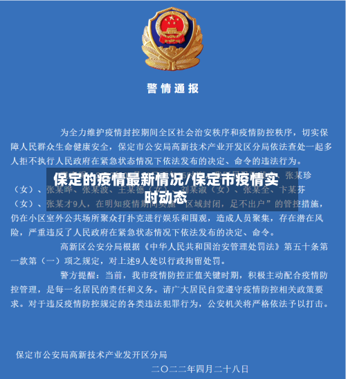保定的疫情最新情况/保定市疫情实时动态-第2张图片